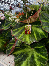 Load image into Gallery viewer, 1” Rectangle Morel Pendant
