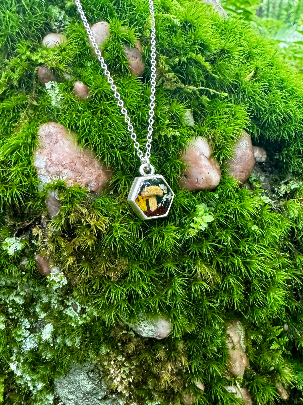 .5” Hexagon Pendant