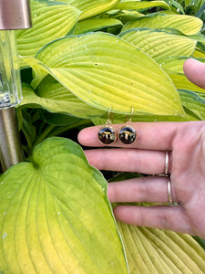 Tiny Gold Dangly Earrings