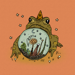 Wizard Toad Print 5x5