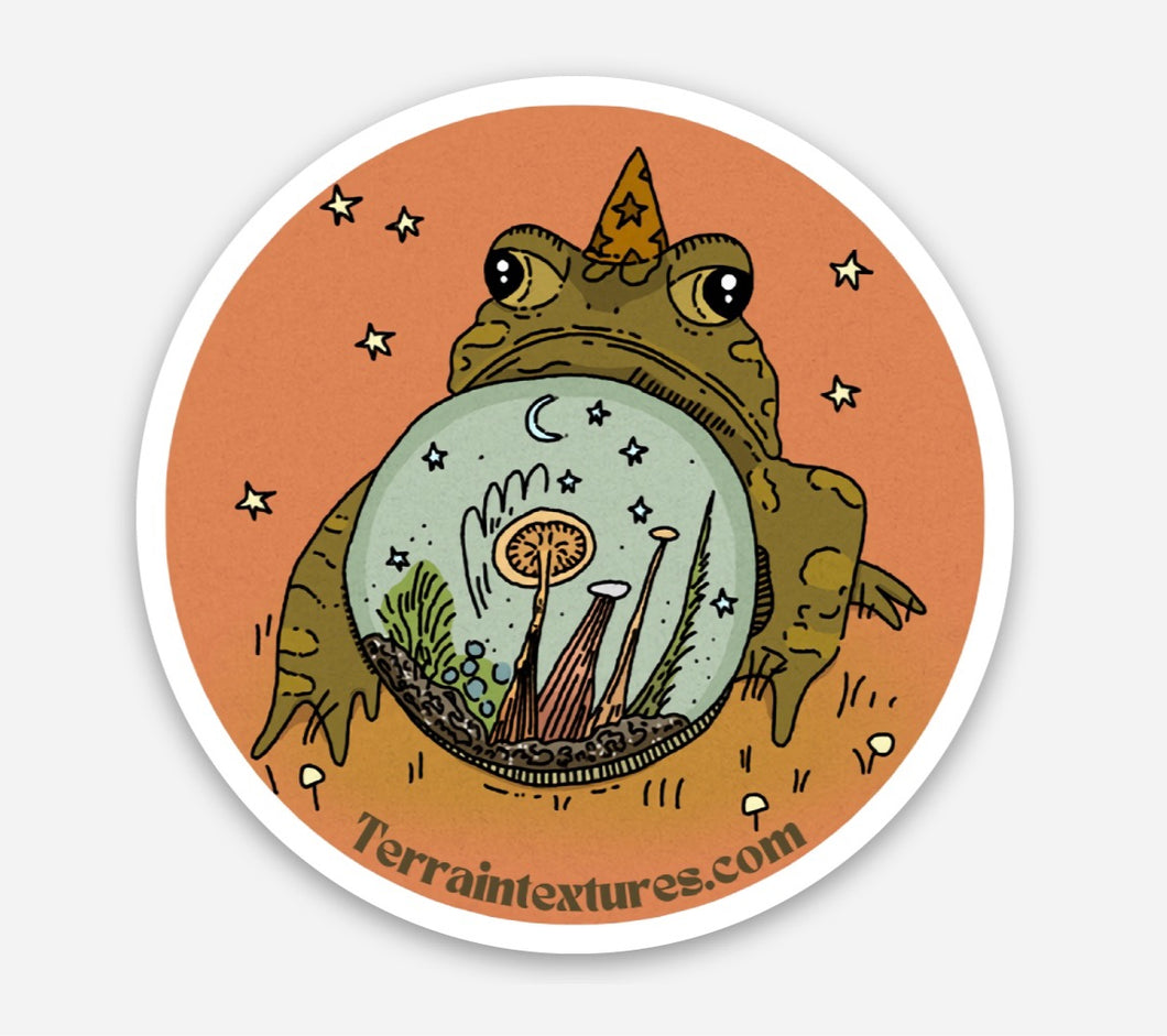 2”Wizard Toad Sticker